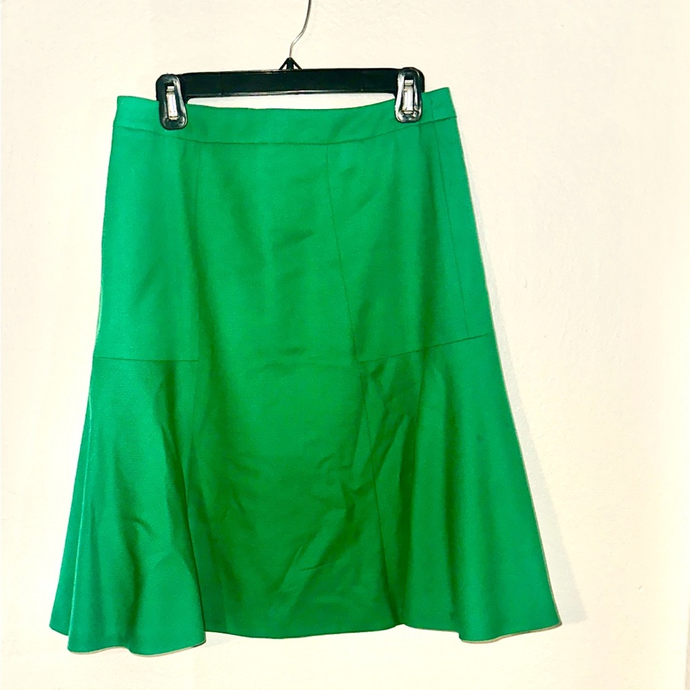 Boden Kelly Green Flouncy Skirt